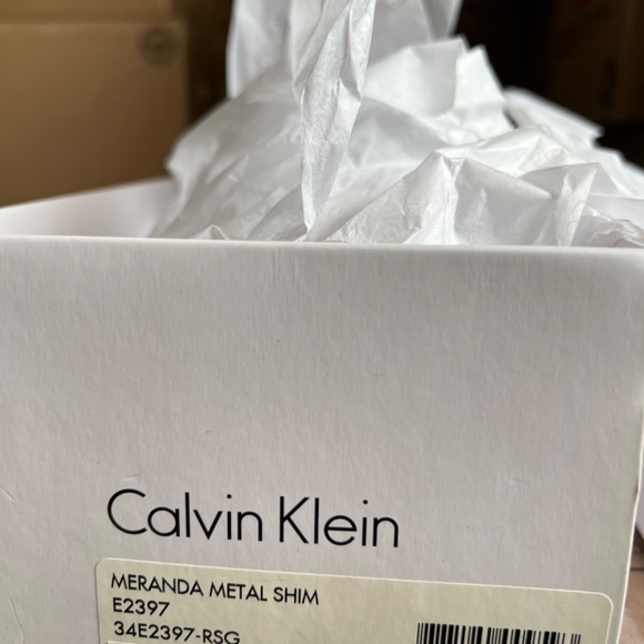 Calvin Klein rose gold flats - Picture 3 of 3